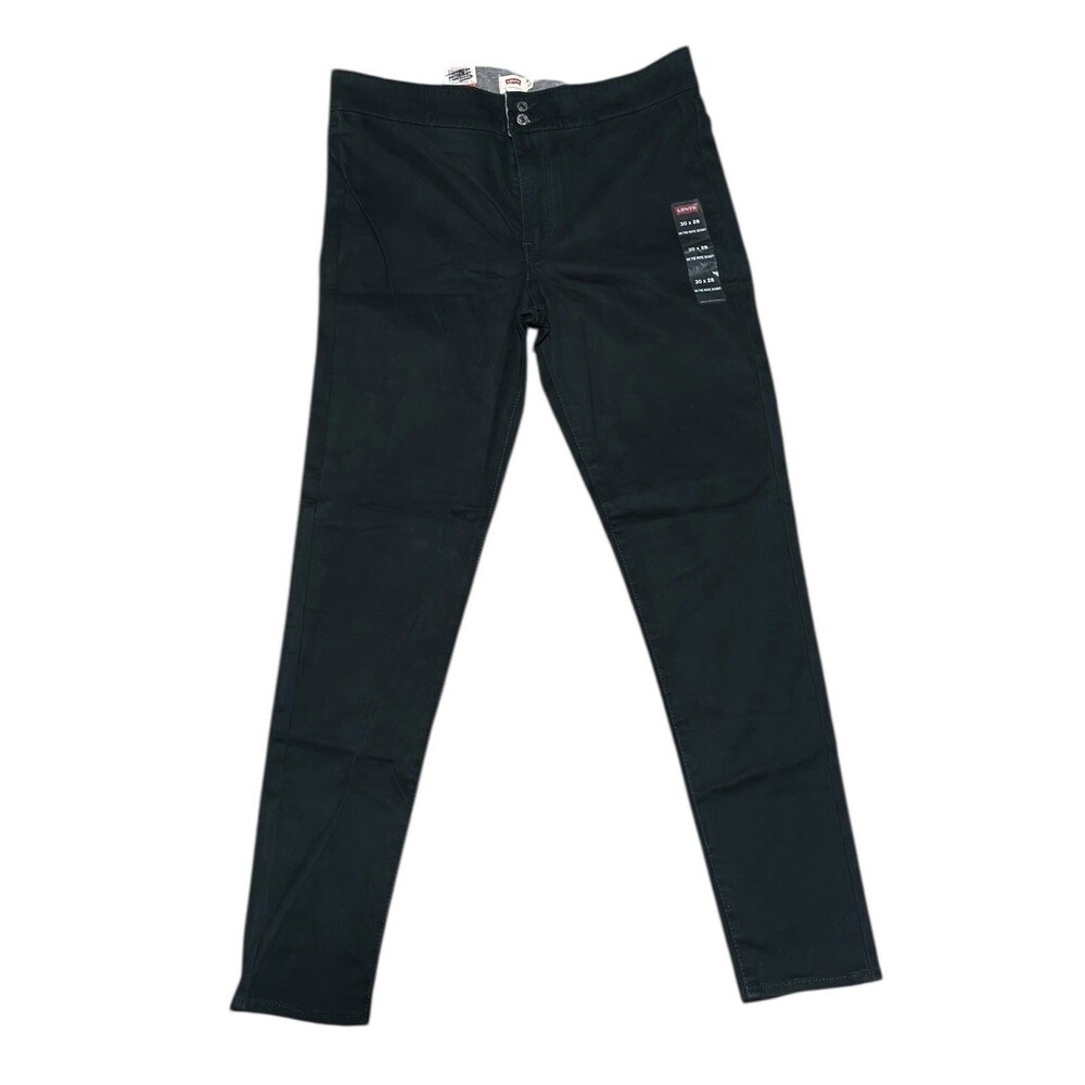 Levis Womens 30x28 On The Move Skinny Pants Green Mid Rise Stretch NWT